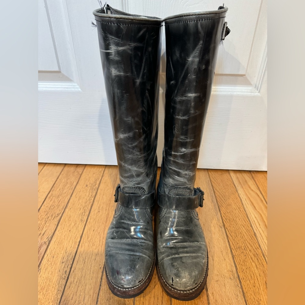 Frye Veronica tall gray boots